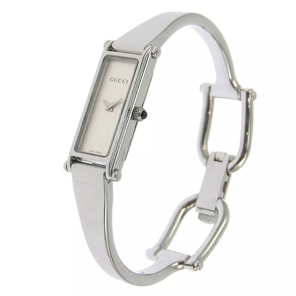 GUCCI Watches 1500L SilverDial Stainless Steel Quartz Analog display Women